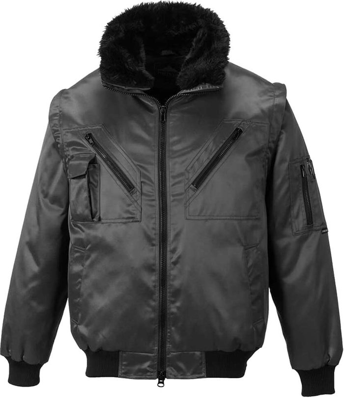 Tooled Up | Portwest Portwest PJ10 Pilot Jacket Black M Portwest Portwest PJ10 Pilot Jacket Black M