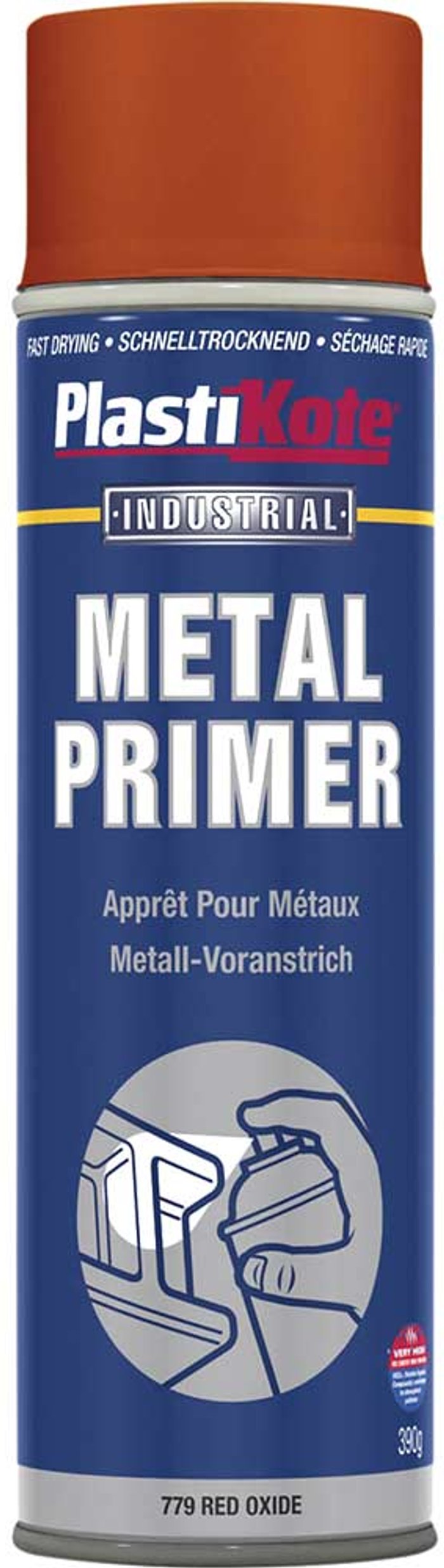 Tooled Up | Plastikote Plastikote Metal Primer Aerosol Spray Paint Red 400ml Plastikote Plastikote Metal Primer Aerosol Spray Paint Red 400ml
