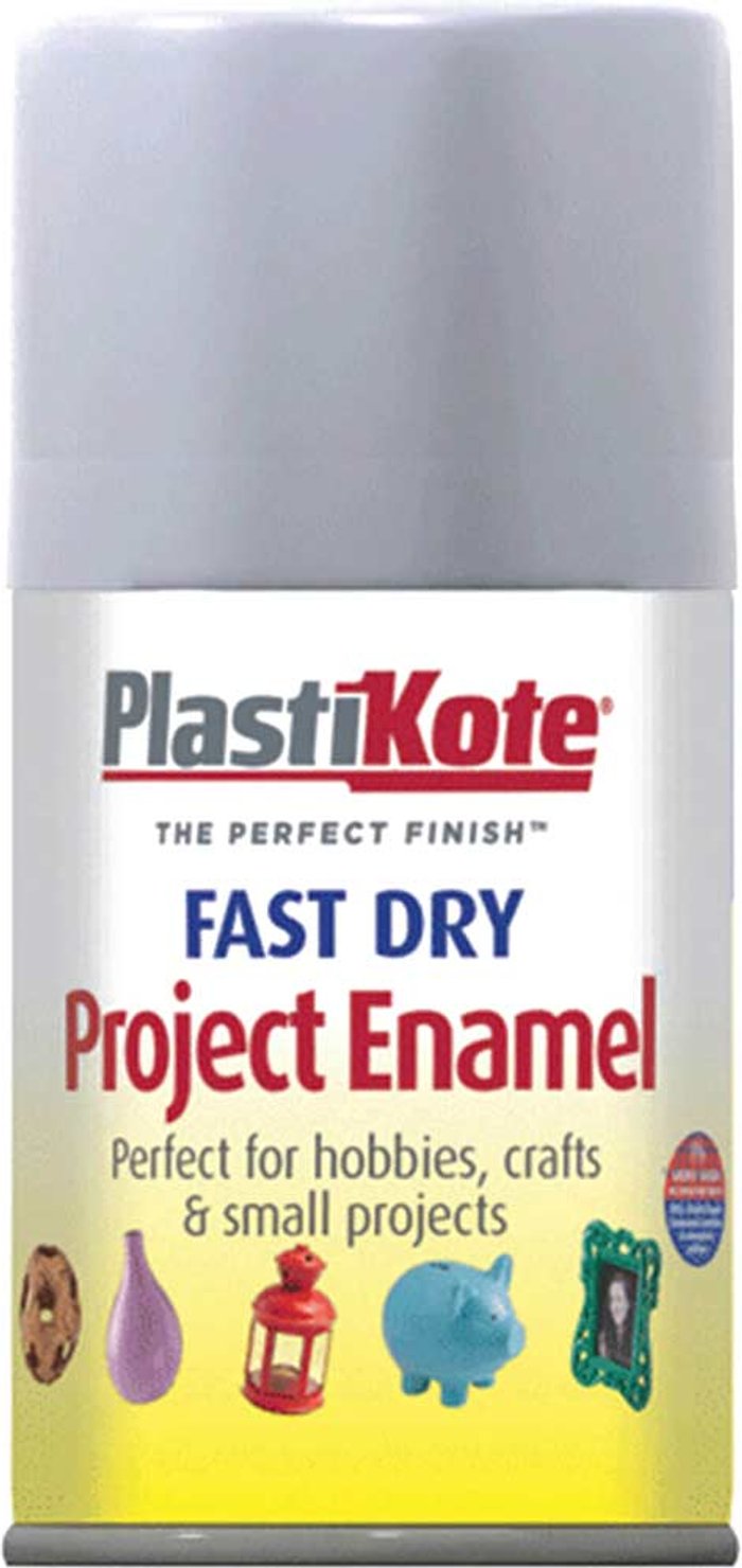 Tooled Up | Plastikote Plastikote Dry Enamel Aerosol Spray Paint Aluminium 100ml Plastikote Plastikote Dry Enamel Aerosol Spray Paint Aluminium 100ml
