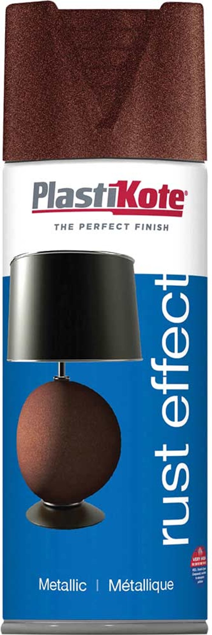 Tooled Up | Plastikote PlastiKote Metallic Spray Rust 400ml Plastikote PlastiKote Metallic Spray Rust 400ml