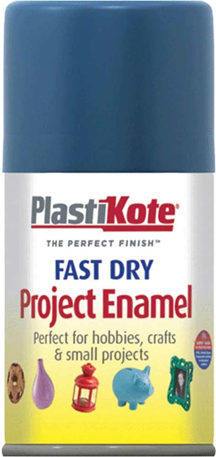 Tooled Up | Plastikote Plastikote Dry Enamel Aerosol Spray Paint Harbour Blue 100ml Plastikote Plastikote Dry Enamel Aerosol Spray Paint Harbour Blue 100ml