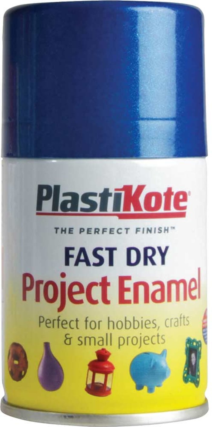Tooled Up | Plastikote Plastikote Dry Enamel Aerosol Spray Paint Blue 100ml Plastikote Plastikote Dry Enamel Aerosol Spray Paint Blue 100ml