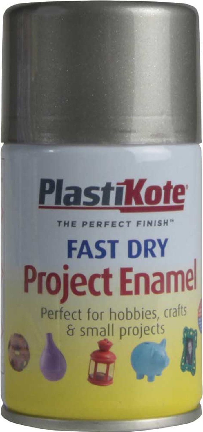 Tooled Up | Plastikote Plastikote Dry Enamel Aerosol Spray Paint Pewter 100ml Plastikote Plastikote Dry Enamel Aerosol Spray Paint Pewter 100ml