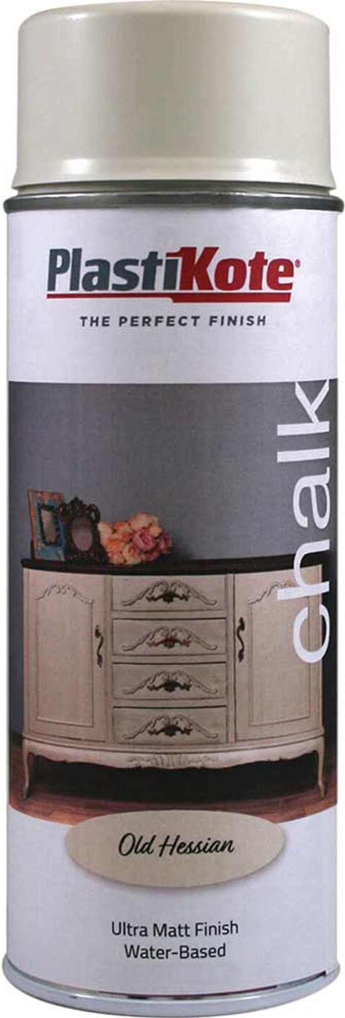 Tooled Up | Plastikote Plasti-Kote Chalk Finish Spray Old Hessian 400ml Plastikote Plasti-Kote Chalk Finish Spray Old Hessian 400ml