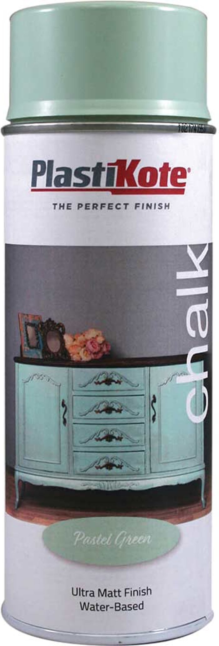 Tooled Up | Plastikote Plasti-Kote Chalk Finish Spray Pastel Green 400ml Plastikote Plasti-Kote Chalk Finish Spray Pastel Green 400ml