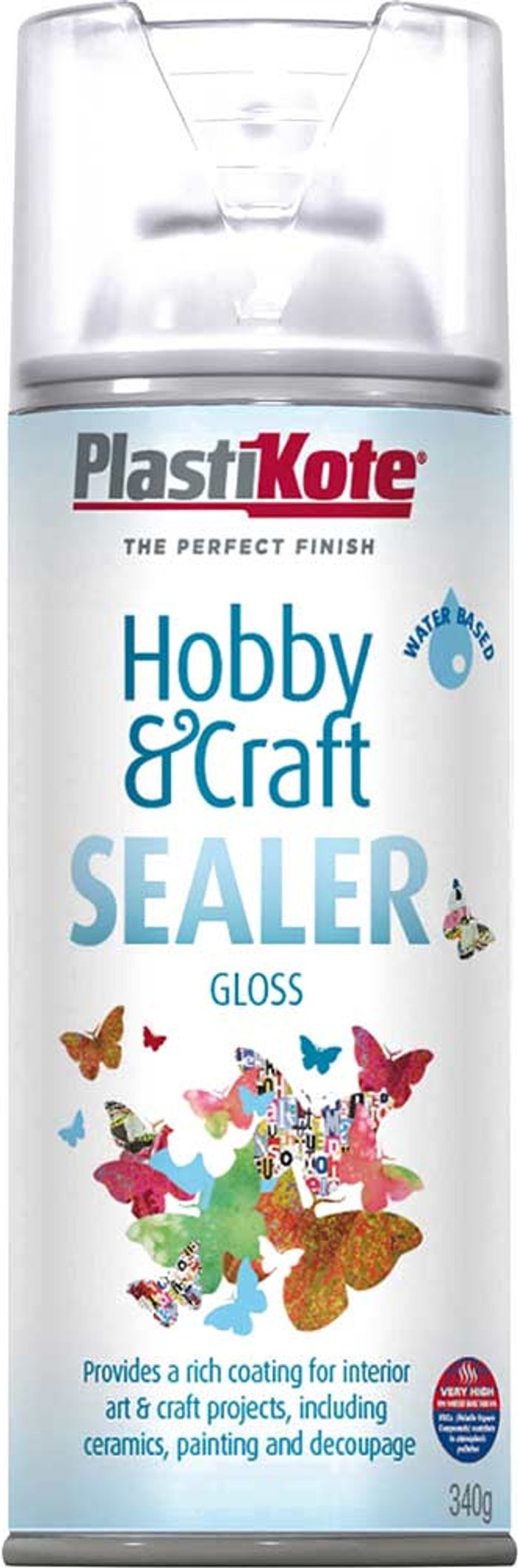 Tooled Up | Plastikote Plastikote Hobby and Craft Sealer Spray Clear 400ml Plastikote Plastikote Hobby and Craft Sealer Spray Clear 400ml