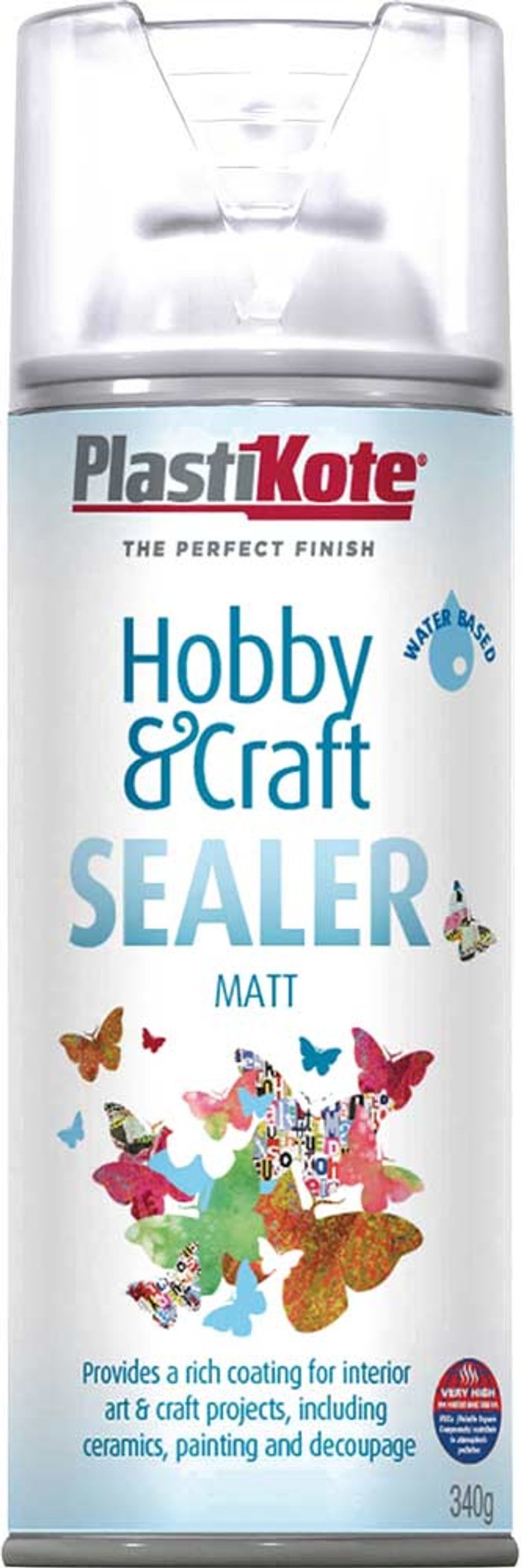 Tooled Up | Plastikote Plastikote Hobby and Craft Sealer Spray Clear Matt 400ml Plastikote Plastikote Hobby and Craft Sealer Spray Clear Matt 400ml