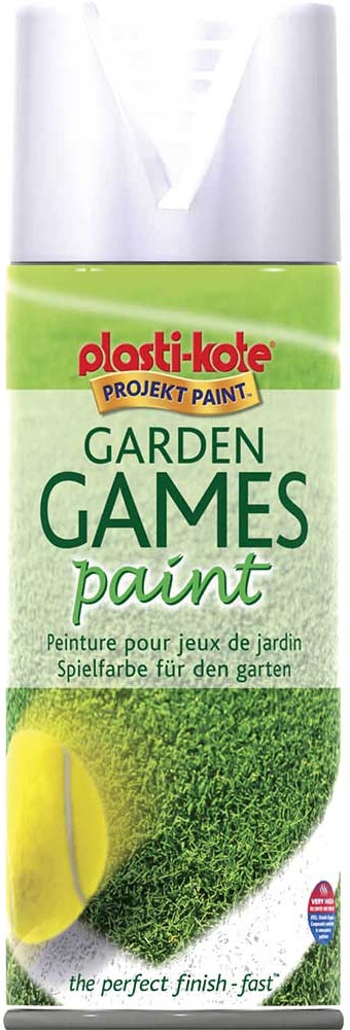 Tooled Up | Plastikote Plastikote Garden Games Aerosol Spray Paint White 400ml Plastikote Plastikote Garden Games Aerosol Spray Paint White 400ml
