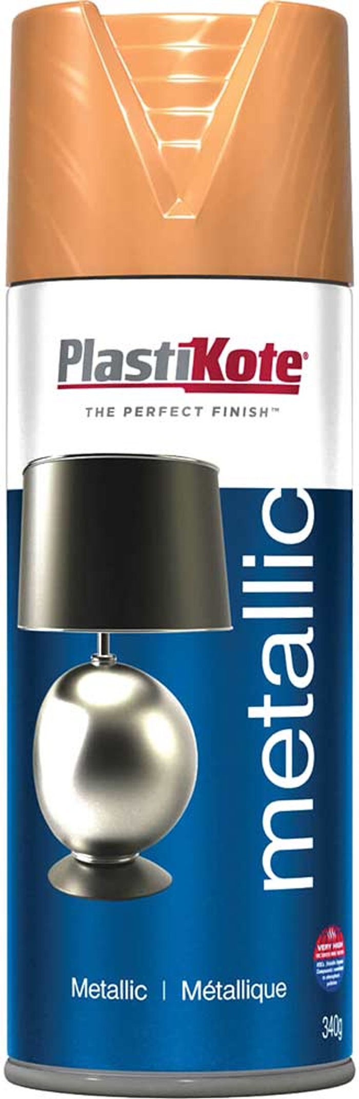 Tooled Up | Plastikote Plastikote Metallic Aerosol Spray Paint Flat Copper 400ml Plastikote Plastikote Metallic Aerosol Spray Paint Flat Copper 400ml