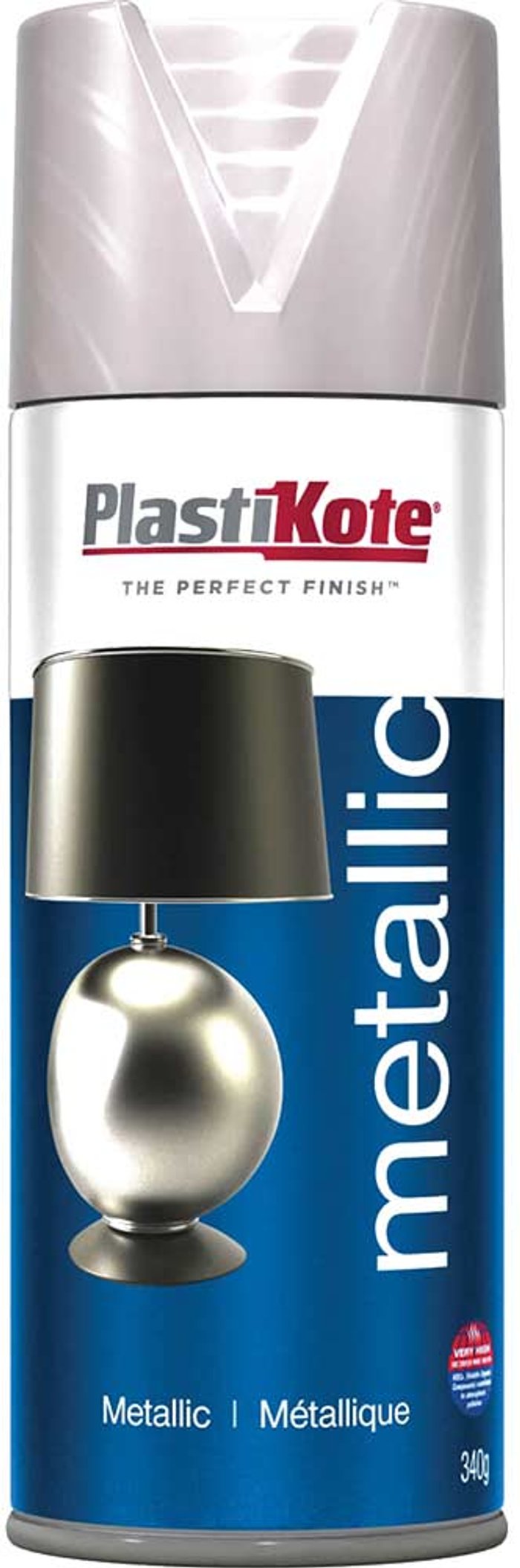 Tooled Up | Plastikote Plastikote Metallic Aerosol Spray Paint Nickel 400ml Plastikote Plastikote Metallic Aerosol Spray Paint Nickel 400ml