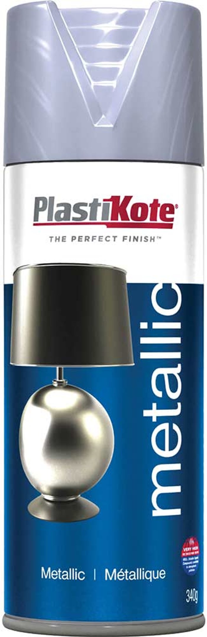 Tooled Up | Plastikote Plastikote Metallic Aerosol Spray Paint Pewter 400ml Plastikote Plastikote Metallic Aerosol Spray Paint Pewter 400ml