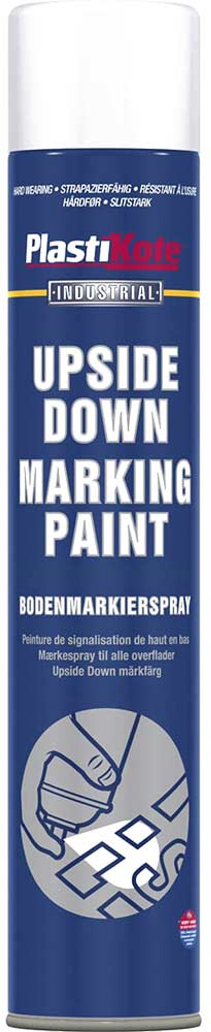 Tooled Up | Plastikote Plastikote Marking Aerosol Spray Paint White 750ml Plastikote Plastikote Marking Aerosol Spray Paint White 750ml