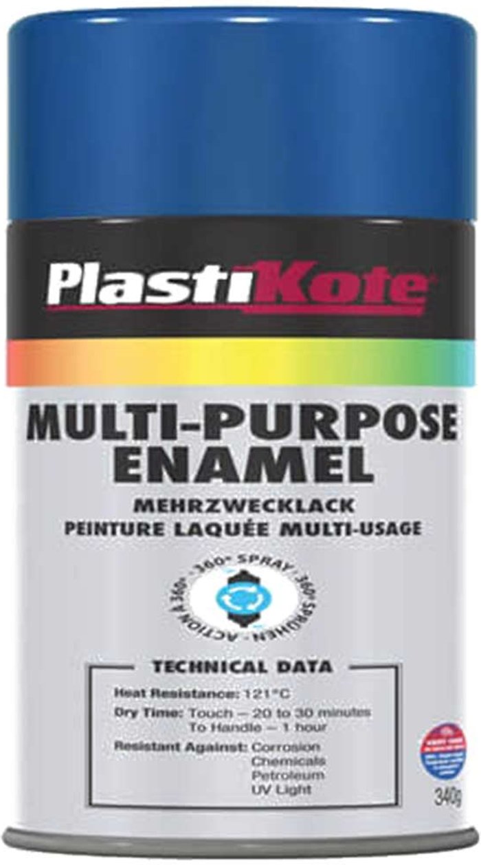 Tooled Up | Plastikote Plastikote Enamel Aerosol Spray Paint Blue 400ml Plastikote Plastikote Enamel Aerosol Spray Paint Blue 400ml