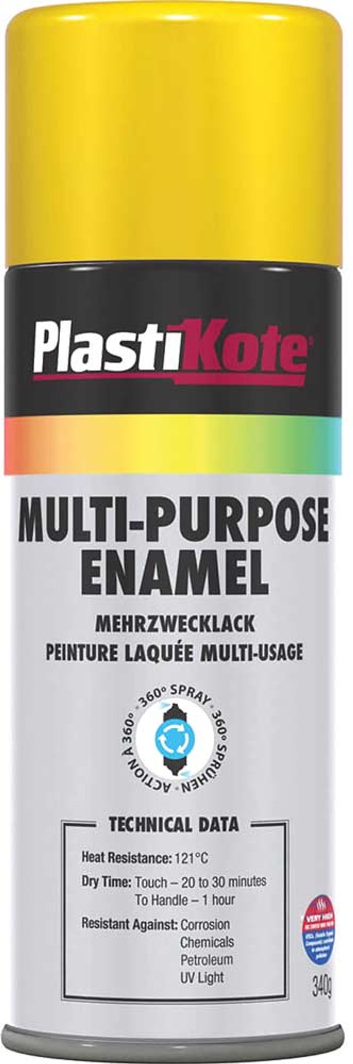 Tooled Up | Plastikote Plastikote Enamel Aerosol Spray Paint Yellow 400ml Plastikote Plastikote Enamel Aerosol Spray Paint Yellow 400ml