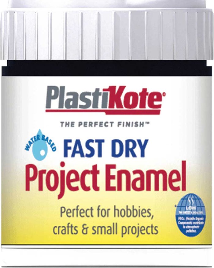 Tooled Up | Plastikote Plastikote Fast Dry Enamel Paint Black 59ml Plastikote Plastikote Fast Dry Enamel Paint Black 59ml