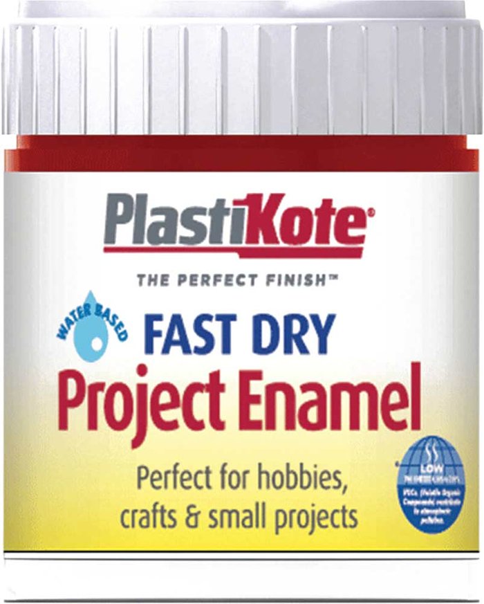 Tooled Up | Plastikote Plastikote Fast Dry Enamel Paint Red 59ml Plastikote Plastikote Fast Dry Enamel Paint Red 59ml