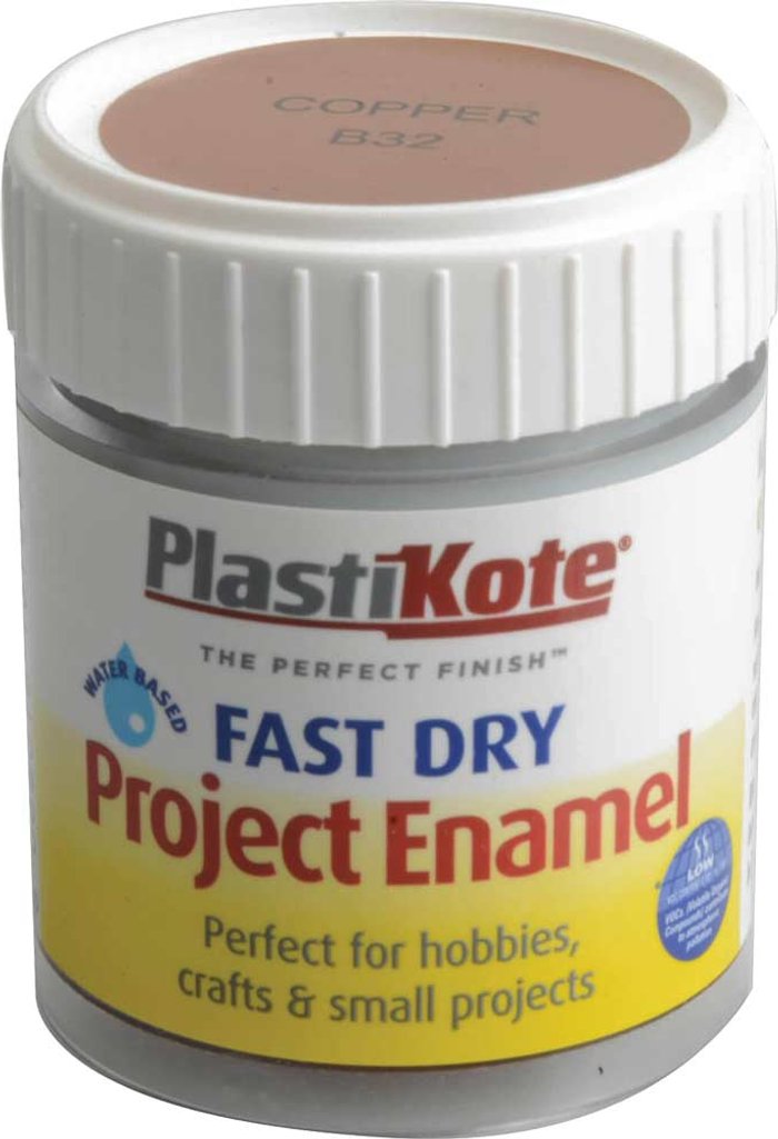 Tooled Up | Plastikote Plastikote Fast Dry Enamel Paint Copper 59ml Plastikote Plastikote Fast Dry Enamel Paint Copper 59ml