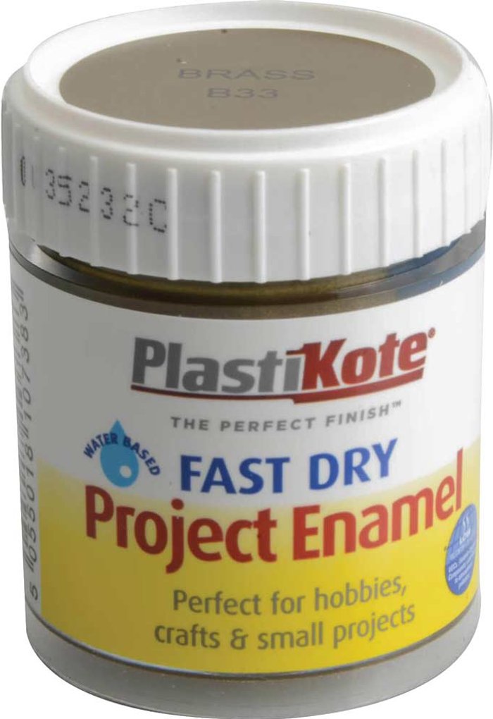 Tooled Up | Plastikote Plastikote Fast Dry Enamel Paint Brass 59ml Plastikote Plastikote Fast Dry Enamel Paint Brass 59ml
