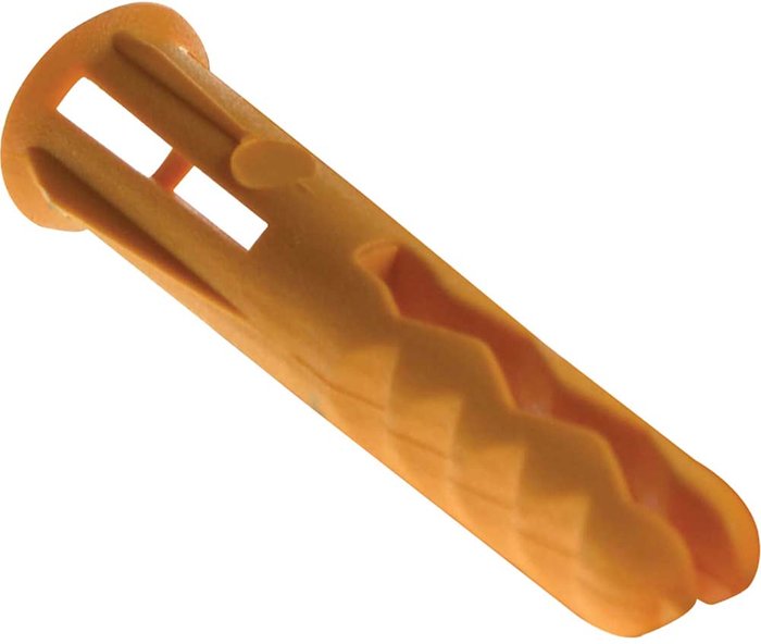 Tooled Up | Plasplug Plasplugs Regular Duty Super Grips Concrete and Brick Fixings Yellow Pack of 100 Plasplug Plasplugs Regular Duty Super Grips Concrete and Brick Fixings Yellow Pack of 100