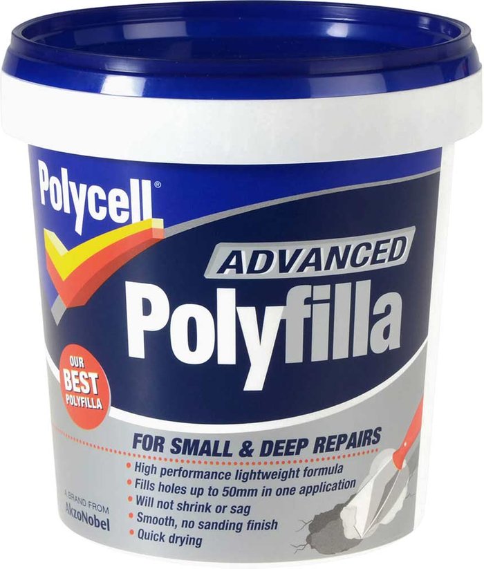 Tooled Up | Polycell Polycell Advanced Polyfilla 600ml Polycell Polycell Advanced Polyfilla 600ml