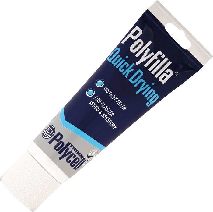 Tooled Up | Polycell Polycell Trade Quick Dry Polyfilla Tube 330g Polycell Polycell Trade Quick Dry Polyfilla Tube 330g