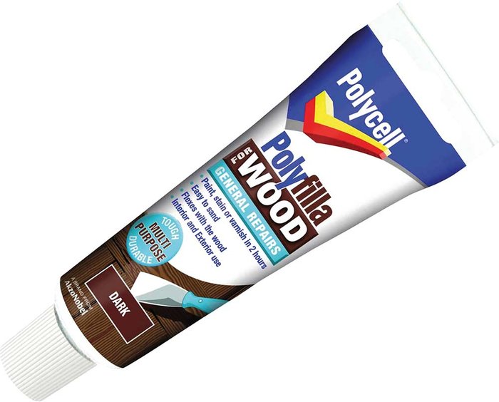 Tooled Up | Polycell Polycell Polyfilla for Wood General Repairs Dark 330g Polycell Polycell Polyfilla for Wood General Repairs Dark 330g