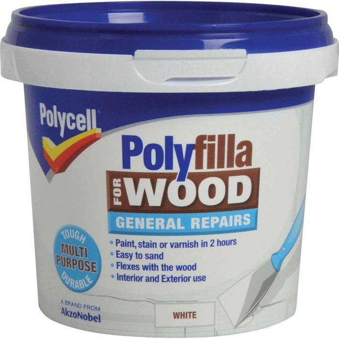 Tooled Up | Polycell Polycell Polyfilla for Wood General Repairs White 380g Polycell Polycell Polyfilla for Wood General Repairs White 380g