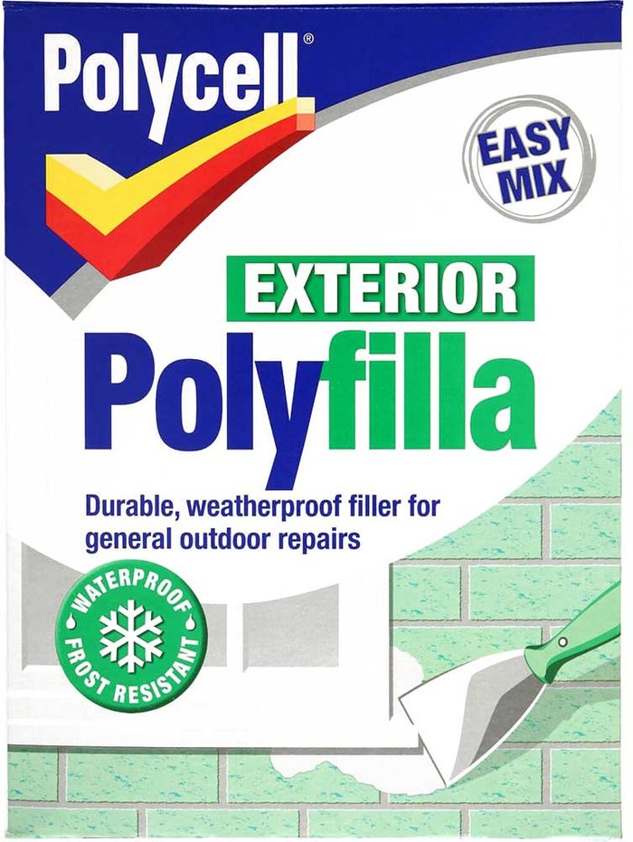 Tooled Up | Polycell Polycell Weatherproof Polyfilla 1.75kg Polycell Polycell Weatherproof Polyfilla 1.75kg