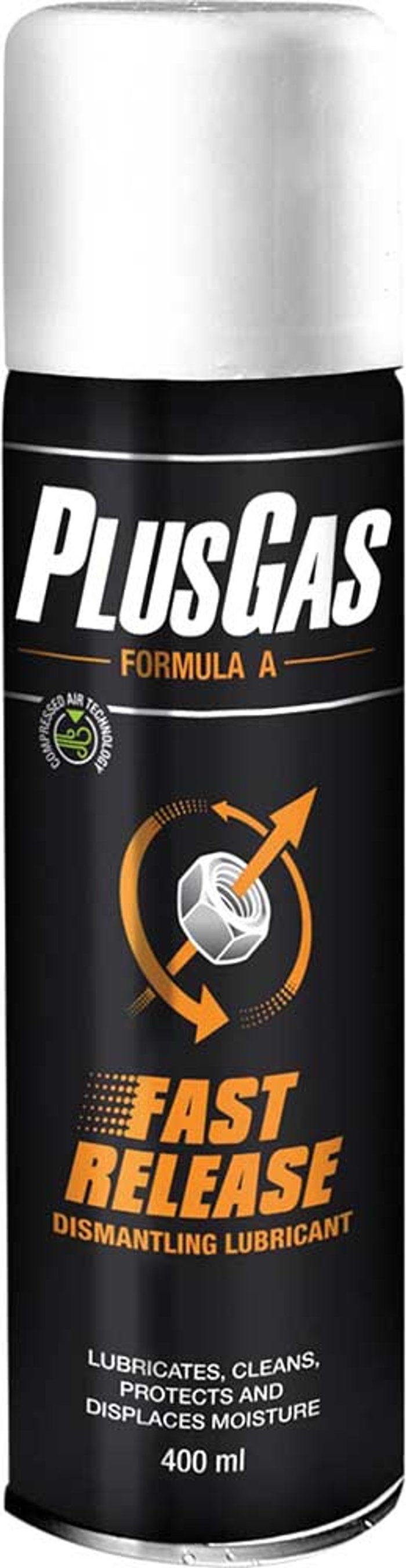 Tooled Up | Plusgas Plusgas Dismantling De-Seizing Lubricant Aerosol 400ml Plusgas Plusgas Dismantling De-Seizing Lubricant Aerosol 400ml
