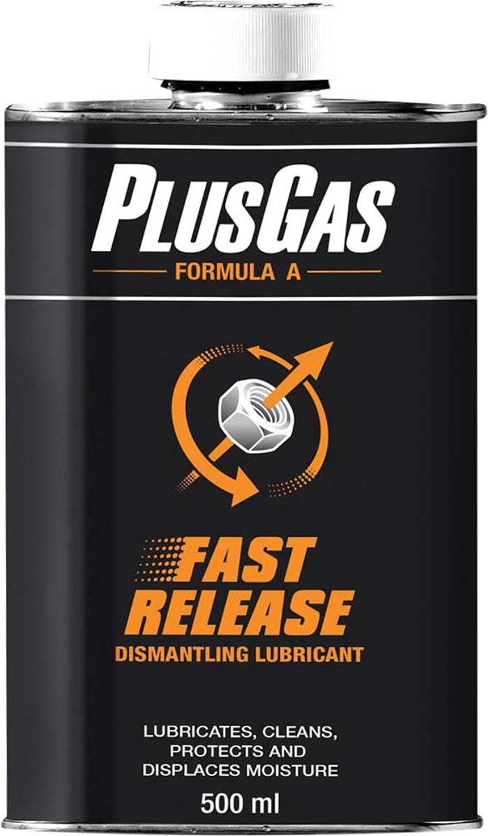Tooled Up | Plusgas Plusgas Dismantling De-Seizing Lubricant 500ml Plusgas Plusgas Dismantling De-Seizing Lubricant 500ml