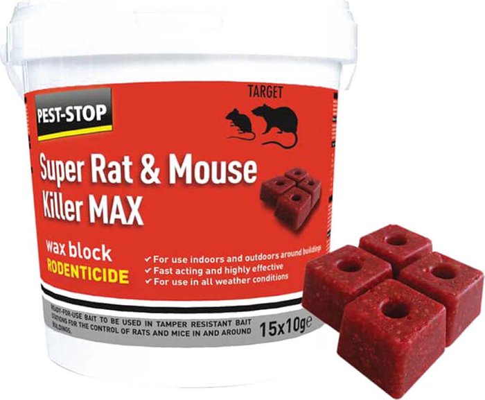Tooled Up | Proctor Brothers Pest Stop Super Rat and Mouse Killer MAX Wax Blocks Proctor Brothers Pest Stop Super Rat and Mouse Killer MAX Wax Blocks