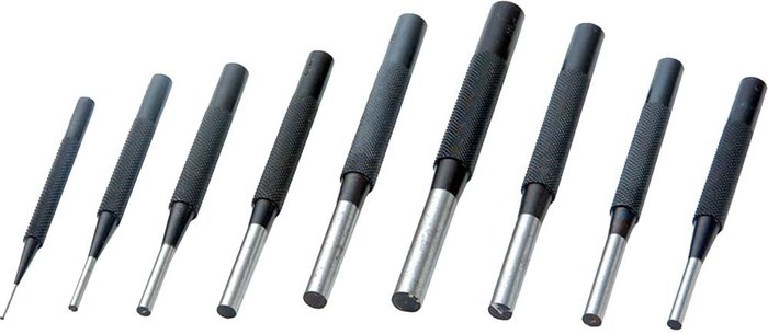 Tooled Up | Priory Priory 9 Piece Paralllel Pin Punch Set Priory Priory 9 Piece Paralllel Pin Punch Set