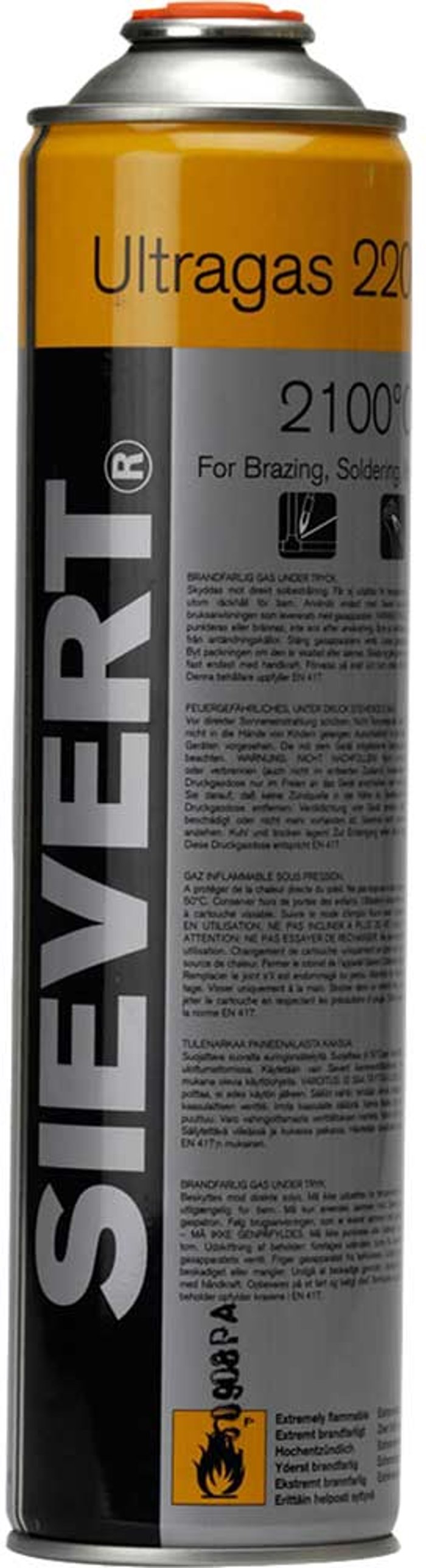 Tooled Up | Sievert Sievert 2205 Ultragas Cartridge 210g Sievert Sievert 2205 Ultragas Cartridge 210g