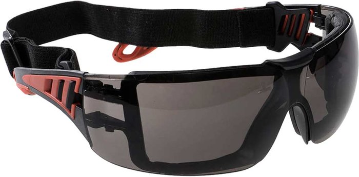 Tooled Up | Portwest Portwest Tech Look Plus Safety Goggles Red Smoke Portwest Portwest Tech Look Plus Safety Goggles Red Smoke