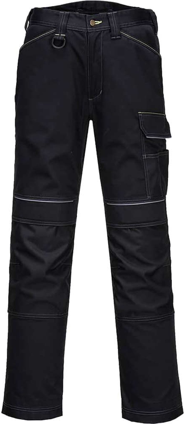 Tooled Up | Portwest Portwest PW3 Lightweight Stretch Work Trousers Black 30 Portwest Portwest PW3 Lightweight Stretch Work Trousers Black 30