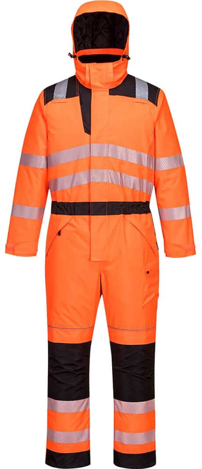Tooled Up | 300D Oxford Weave Industry Oxford Weave 300D Class 3 PW3 Hi Vis Winter Coverall Orange / Black XL 31 300D Oxford Weave Industry Oxford Weave 300D Class 3 PW3 Hi Vis Winter Coverall Orange / Black XL 31