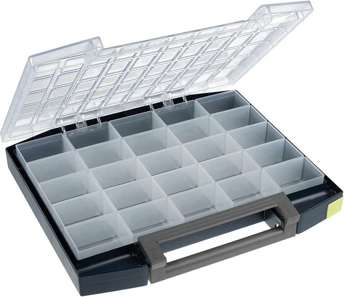 Tooled Up | raaco Raaco Boxxser 55 5 x 10 Pro Organiser Case - 25 Inserts raaco Raaco Boxxser 55 5 x 10 Pro Organiser Case - 25 Inserts