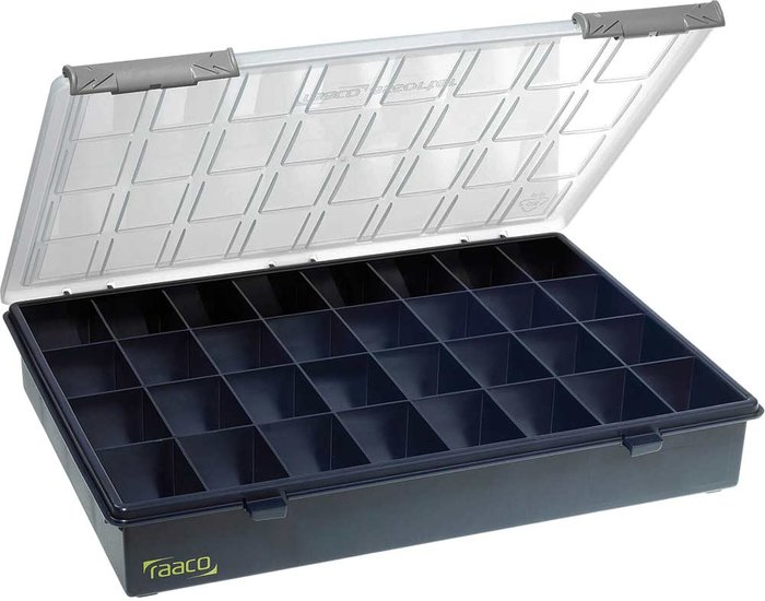Tooled Up | raaco Raaco A4 Profi Service Case Assorter 32 Fixed Compartments raaco Raaco A4 Profi Service Case Assorter 32 Fixed Compartments
