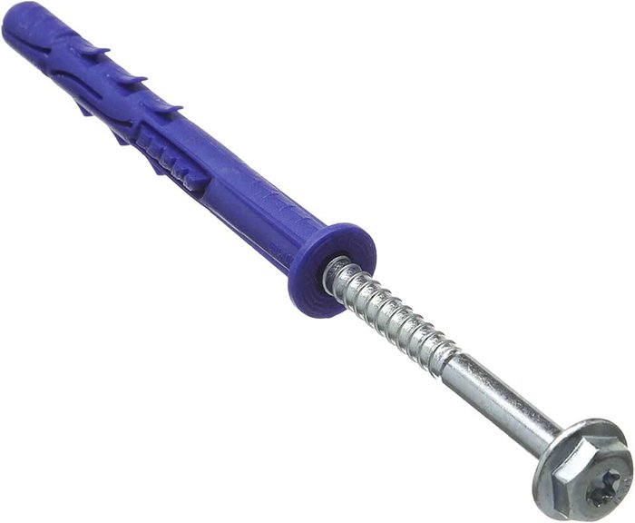 Tooled Up | Rawlplug Rawl FF1 Hex Head Nylon Frame Fixing A4 Stainless 10mm 300mm Pack of 10 Rawlplug Rawl FF1 Hex Head Nylon Frame Fixing A4 Stainless 10mm 300mm Pack of 10