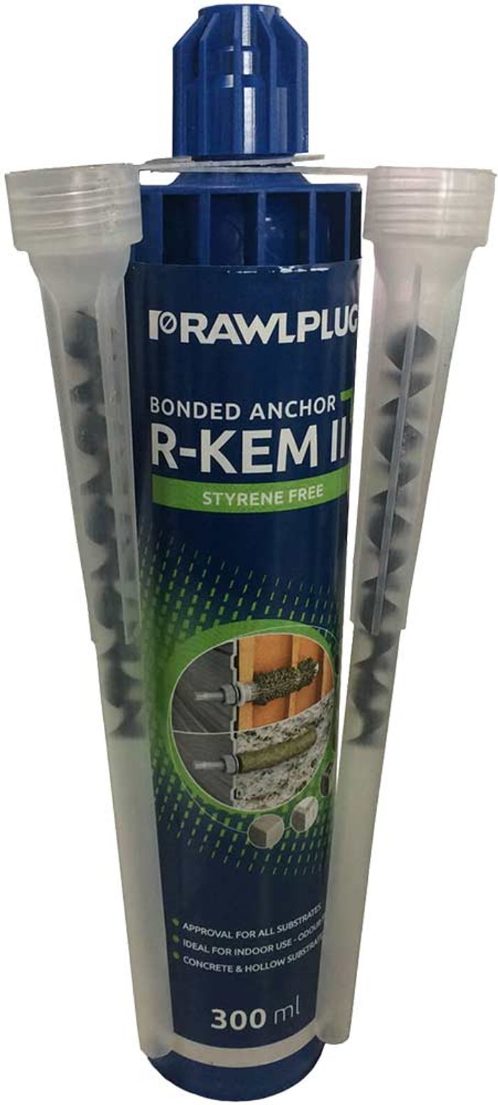 Tooled Up | Rawlplug Rawlplug 300ml R-KEM II Polyester Resin Cartridge & Nozzle Rawlplug Rawlplug 300ml R-KEM II Polyester Resin Cartridge & Nozzle