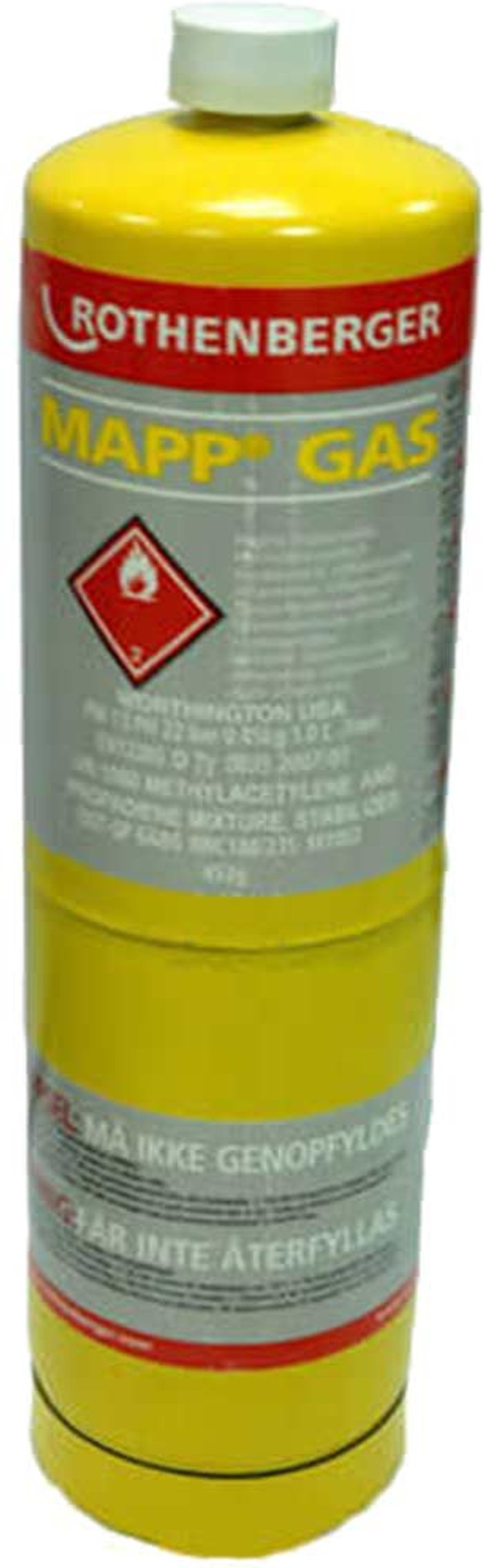 Tooled Up | Rothenberger Rothenberger MAP-PRO Gas Cylinder 399.7g Rothenberger Rothenberger MAP-PRO Gas Cylinder 399.7g