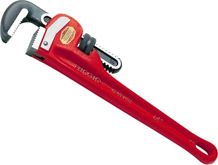 Tooled Up | Ridgid Ridgid Heavy Duty Straight Pipe Wrench 900mm Ridgid Ridgid Heavy Duty Straight Pipe Wrench 900mm