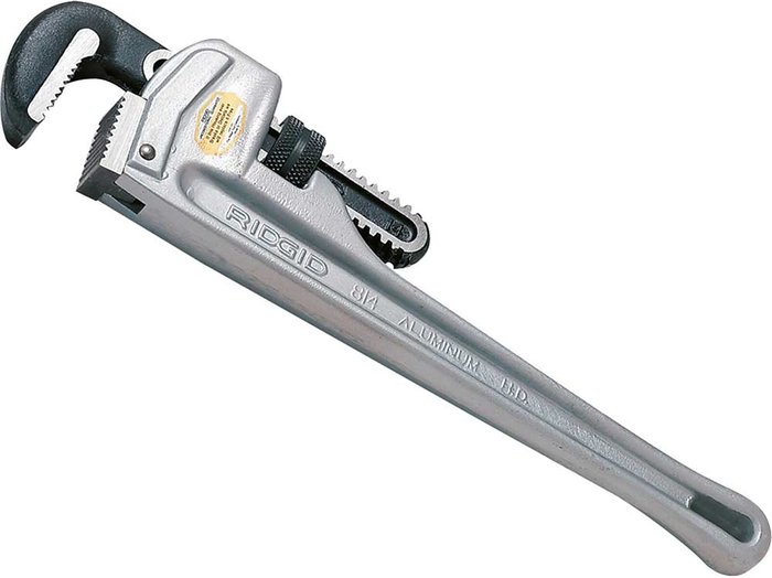 Tooled Up | Ridgid Ridgid Aluminium Pipe Wrench 250mm Ridgid Ridgid Aluminium Pipe Wrench 250mm