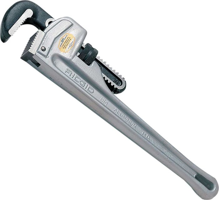 Tooled Up | Ridgid Ridgid Aluminium Pipe Wrench 450mm Ridgid Ridgid Aluminium Pipe Wrench 450mm