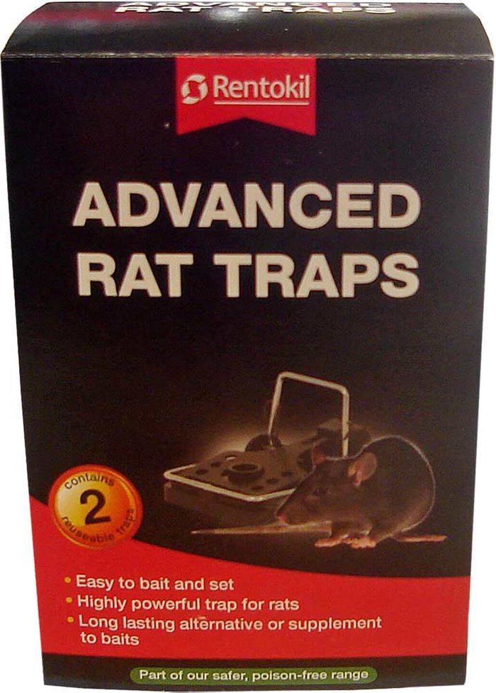 Tooled Up | Rentokil Rentokil Advanced Rat Traps Pack of 2 Rentokil Rentokil Advanced Rat Traps Pack of 2