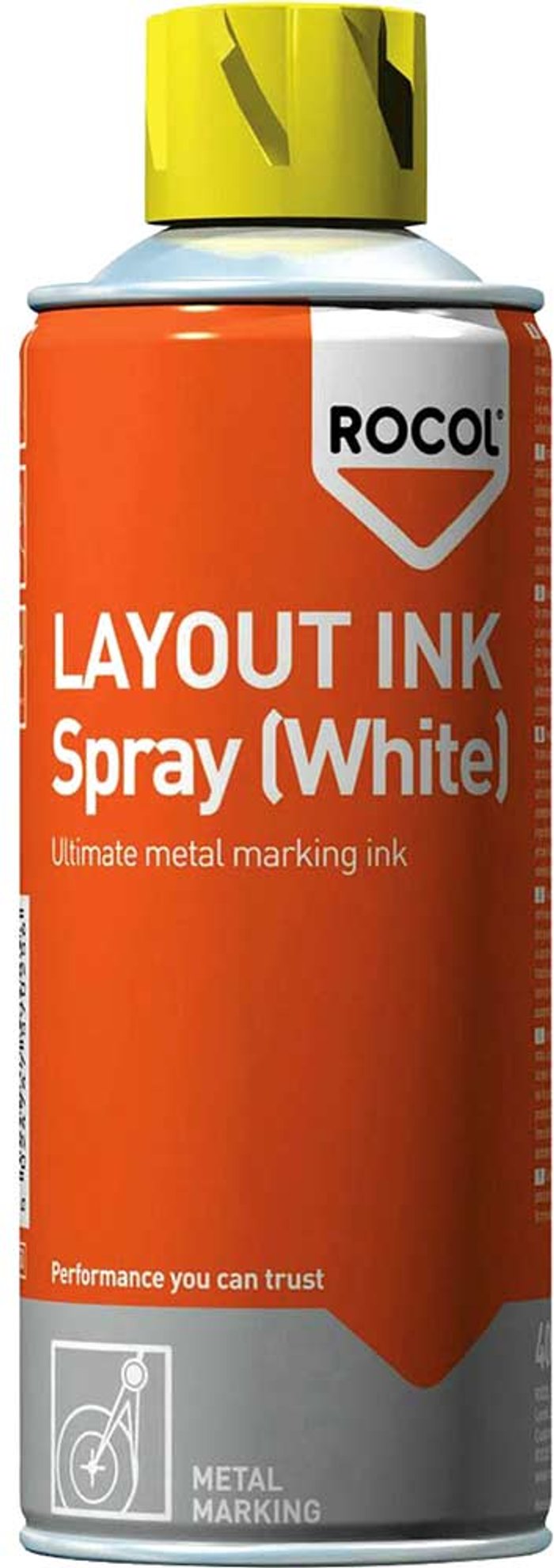 Tooled Up | Rocol Rocol Layout Ink Spray White 400ml Rocol Rocol Layout Ink Spray White 400ml