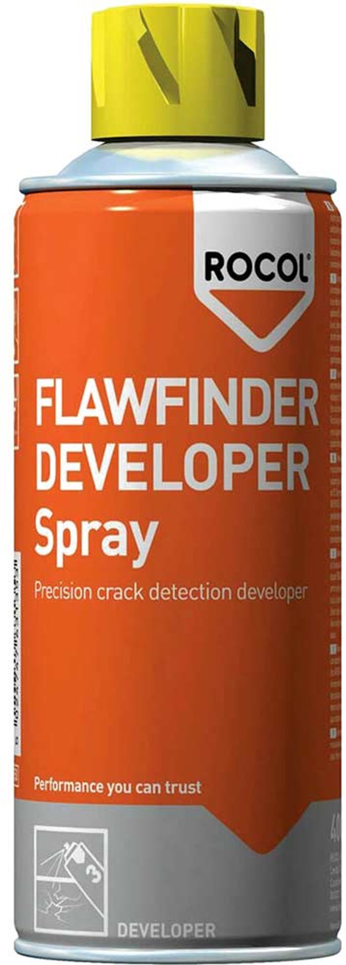 Tooled Up | Rocol Rocol Flaw finder Developer Spray 400ml Rocol Rocol Flaw finder Developer Spray 400ml