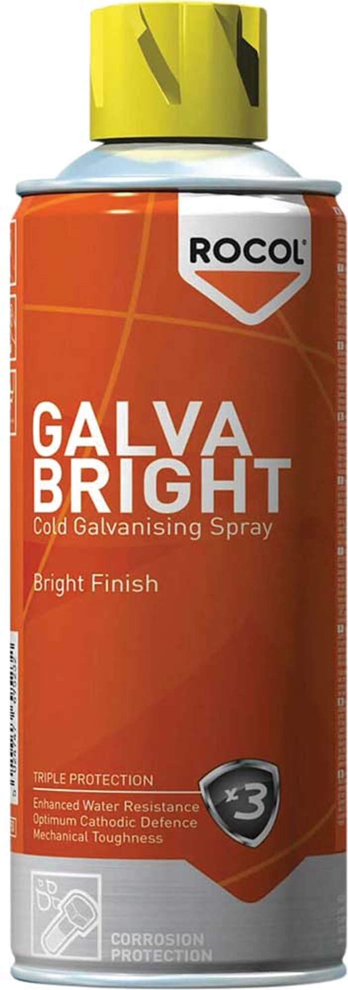 Tooled Up | Rocol Rocol Galva Bright Cold Galvanising Spray 500ml Rocol Rocol Galva Bright Cold Galvanising Spray 500ml