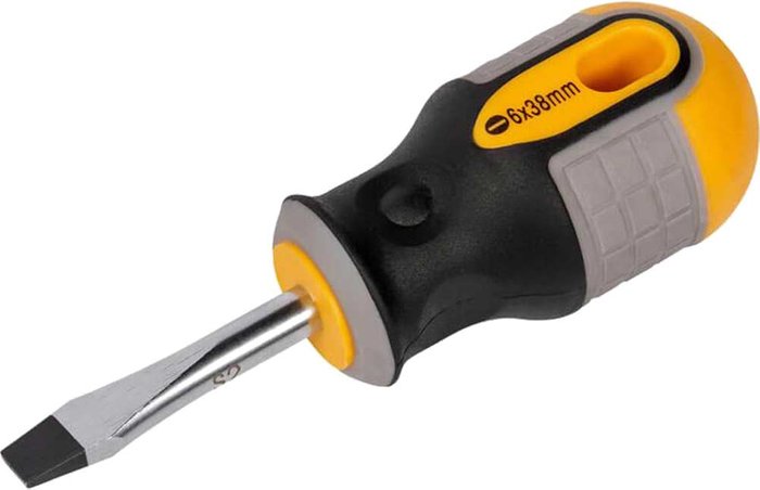 Tooled Up | Roughneck Roughneck Magnetic Flared Slotted Screwdriver 8mm 60mm Roughneck Roughneck Magnetic Flared Slotted Screwdriver 8mm 60mm