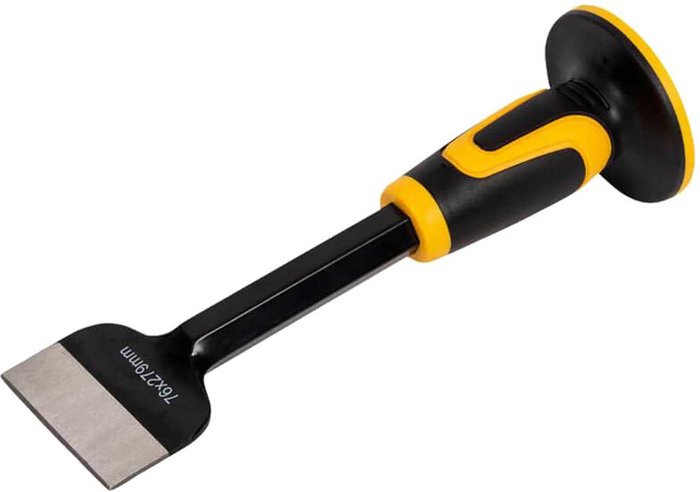 Tooled Up | Roughneck Roughneck 31-990 ELECTRICIAN'S Chisel with Double Injected Safety Grip 76mm x 279mm Roughneck Roughneck 31-990 ELECTRICIAN'S Chisel with Double Injected Safety Grip 76mm x 279mm